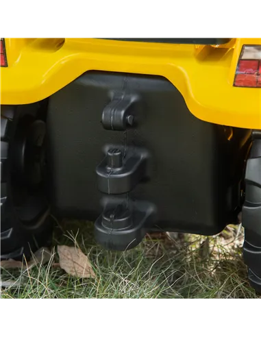 HOMCOM Kids Ride on Tractor No Power Pedal Go Kart with Manual Control Bucket for 3-6 Years Old