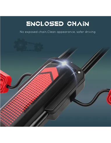 HOMCOM Kids Pedal Go Kart, with Adjustable Seat, Inflatable Tyres - Red