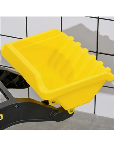 HOMCOM Pedal Go Kart Ride On Excavator W/ Front Loader Digger Four Wheels Child Toy, for 3 Years Old