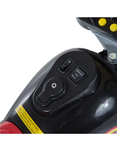 HOMCOM Kids Ride On Toy Car Motorbike Electric Scooter 6V Battery Operated Toy Trike-Black