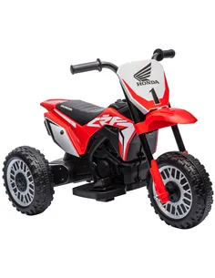 HOMCOM 6V Kids Motorbike, Three-Wheel Kids Electric Bike with Horn, Startup Sound for Ages 18-36 Months - Red