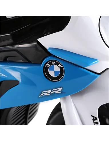 HOMCOM Electric Motorbike for Kids Ride on BMW Motorbike W/Headlights and Music, 6V, Blue