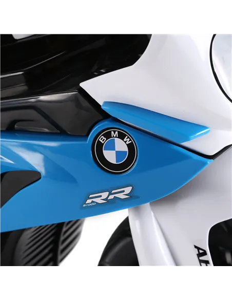 HOMCOM Electric Motorbike for Kids Ride on BMW Motorbike W/Headlights and Music, 6V, Blue