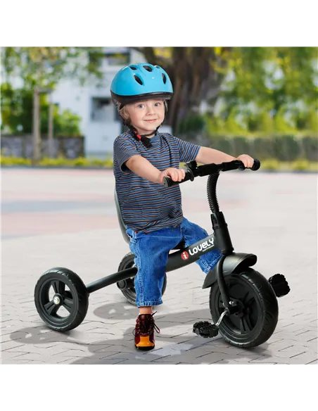 HOMCOM Kids Trike Toddler Tricycle Children Ride on 3 Wheels Bike For 1.5 - 4 Years Black