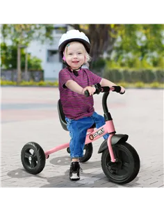 HOMCOM Kids Trike Toddler Tricycle Children Ride on 3 Wheels Bike For 1.5 - 4 Years Pink 2