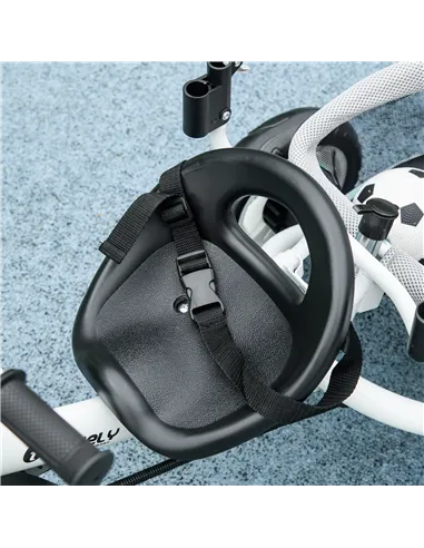 HOMCOM 6 in 1 Kids Trike with Parent Handle, Canopy, 5-point Safety Belt, Storage, Footrest, Brake, for 1-5 Years, Green