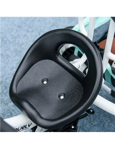 HOMCOM 6 in 1 Kids Trike Push Bike w/ Push Handle, Canopy, 5-point Safety Belt, Storage, Footrest, Brake, for 1-5 Years, Green