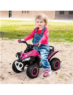 HOMCOM Ride on Toy for Kids 4 Wheel Foot-to-Floor Sliding Walking Car Toy Motorcycle Baby Walker Toddler Toys for for 18-36 Mont 2