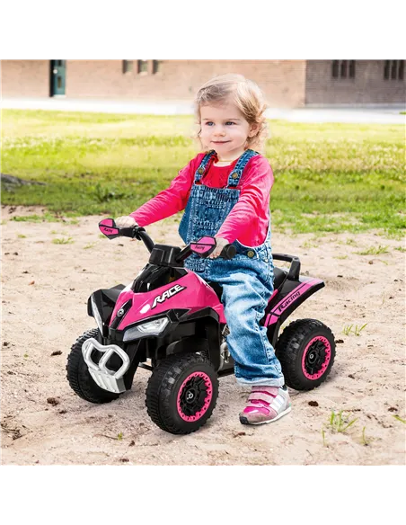 HOMCOM Ride on Toy for Kids 4 Wheel Foot-to-Floor Sliding Walking Car Toy Motorcycle Baby Walker Toddler Toys for for 18-36 Mont