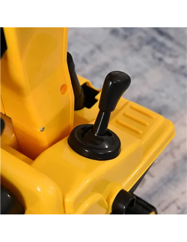 HOMCOM Ride On Excavator Toy Tractors Digger Movable Walker Construction Truck 3 Years