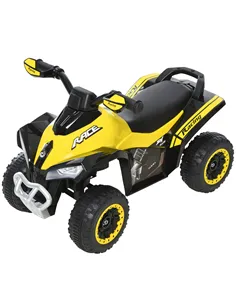 HOMCOM No Power Toddler Kids Ride on Car Walker Foot To Floor Slider w/ Music Lights for 18 - 36 Months Yellow
