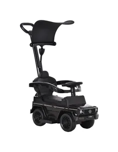 HOMCOM 3 in 1 Kids Children Ride on Push Car Toddler Sliding Car G350 Licensed Walker Foot to Floor Slider Push-Along with Horn 