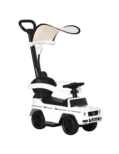HOMCOM 3 in 1 Kids Children Ride on Push Car Toddler Sliding Car G350 Licensed Walker Foot to Floor Slider Push-Along with Horn 