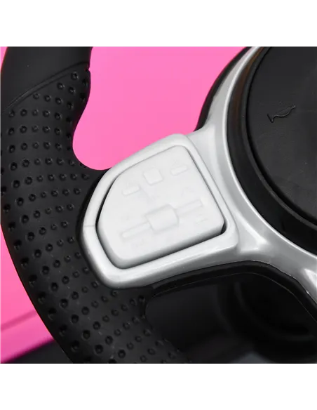 HOMCOM 3 in 1 Kids Ride On Car G350 Licensed Foot To Floor Slider Toddler Push Along NO POWER Pink 12-36 months