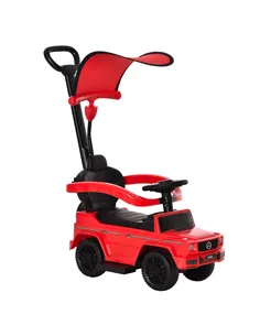 HOMCOM 3 in 1 Kids Children Ride on Push Car Toddler Sliding Car G350 Licensed Walker Foot to Floor Slider Push-Along with Horn 