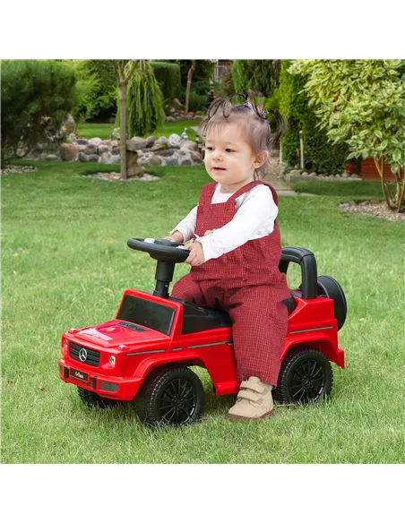 HOMCOM 3 in 1 Kids Ride On Car G350 Licensed Foot To Floor Slider Toddler Push Along NO POWER Red 12-36 months