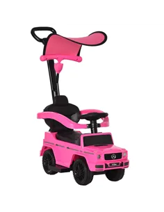 HOMCOM 3 in 1 Kids Children Ride on Push Car Toddler Sliding Car G350 Licensed Walker Foot to Floor Slider Push-Along with Horn 