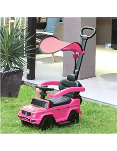 HOMCOM 3 in 1 Kids Children Ride on Push Car Toddler Sliding Car G350 Licensed Walker Foot to Floor Slider Push-Along with Horn  2
