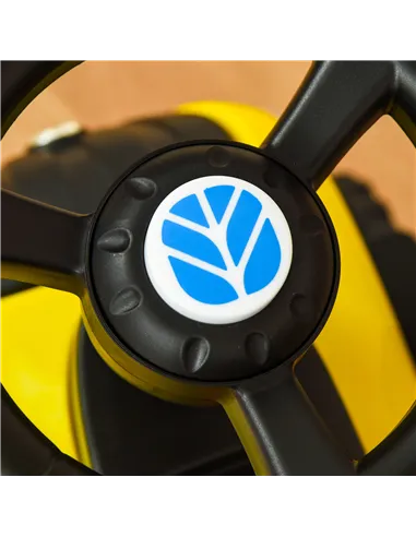 HOMCOM Ride On Tractor Toddler Walker Foot To Floor Slider w/ Horn Storage Steering Wheel for 1-3 Years Old Yellow