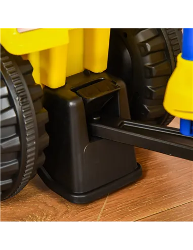 HOMCOM Ride On Tractor Toddler Walker Foot To Floor Slider w/ Horn Storage Steering Wheel for 1-3 Years Old Yellow