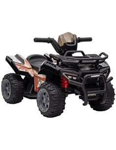 HOMCOM Kids Ride-on Four Wheeler ATV Car with Real Working Headlights for 18-36M