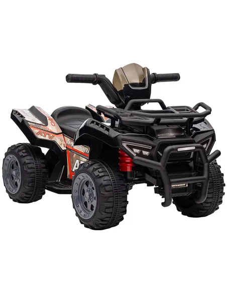 HOMCOM Kids Ride-on Four Wheeler ATV Car with Real Working Headlights for 18-36M
