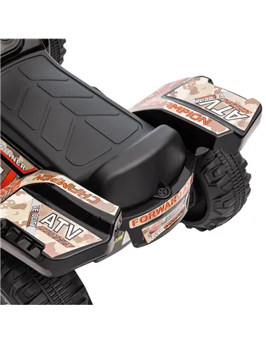 HOMCOM Kids Ride-on Four Wheeler ATV Car with Real Working Headlights for 18-36M