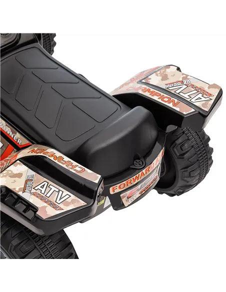 HOMCOM Kids Ride-on Four Wheeler ATV Car with Real Working Headlights for 18-36M