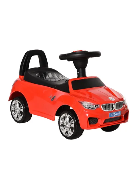 HOMCOM Ride on Car Baby Toddler Walker Foot to Floor Sliding Car Slider Red