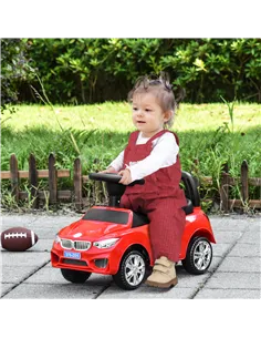 HOMCOM Ride on Car Baby Toddler Walker Foot to Floor Sliding Car Slider Red 2