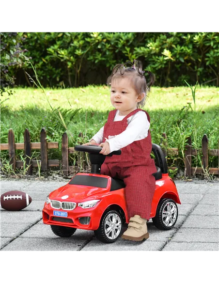 HOMCOM Ride on Car Baby Toddler Walker Foot to Floor Sliding Car Slider Red