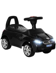 HOMCOM Ride on Car Baby Toddler Walker Foot to Floor Sliding Car Slider Black