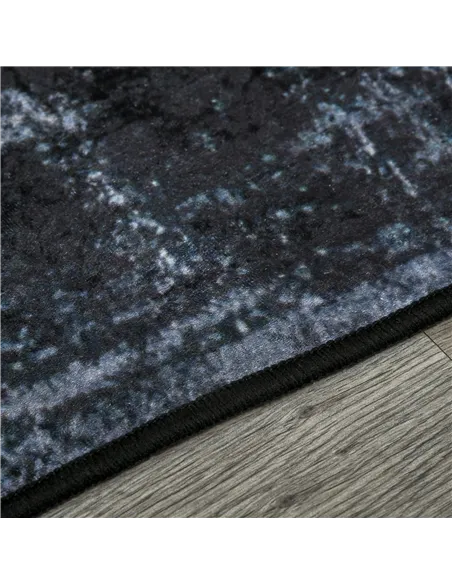 HOMCOM Blue Geometric Rug, Modern Area Rugs Large Carpet for Living Room, Bedroom, Dining Room, 160x230 cm