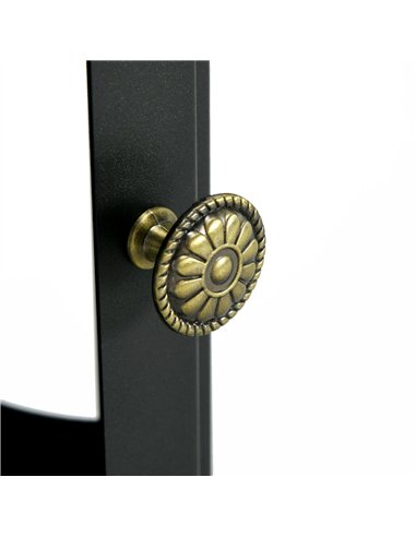 HOMCOM Freestanding Ethanol Fireplace, Steel Bioethanol Fireplace with Stainless Steel Flame Snuffer, 1.2L Tank, 3 Hours Burning