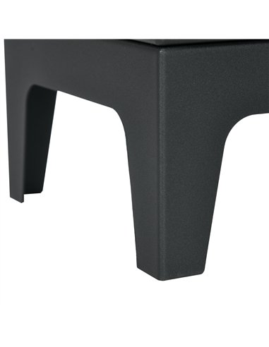 HOMCOM Freestanding Ethanol Fireplace, Steel Bioethanol Fireplace with Stainless Steel Flame Snuffer, 1.2L Tank, 3 Hours Burning