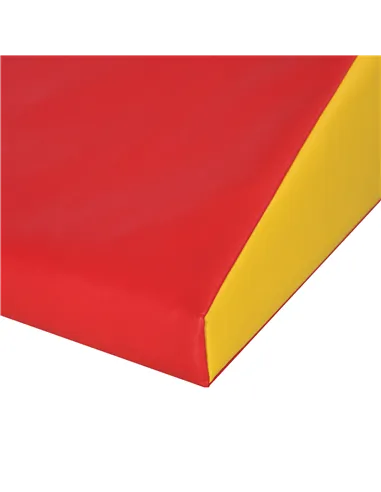 HOMCOM 2-Piece Soft Playset for Toddlers, Climbing, Crawling, For ages 12-36 Months, Red