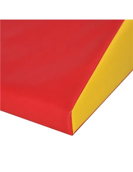 HOMCOM 2-Piece Soft Playset for Toddlers, Climbing, Crawling, For ages 12-36 Months, Red