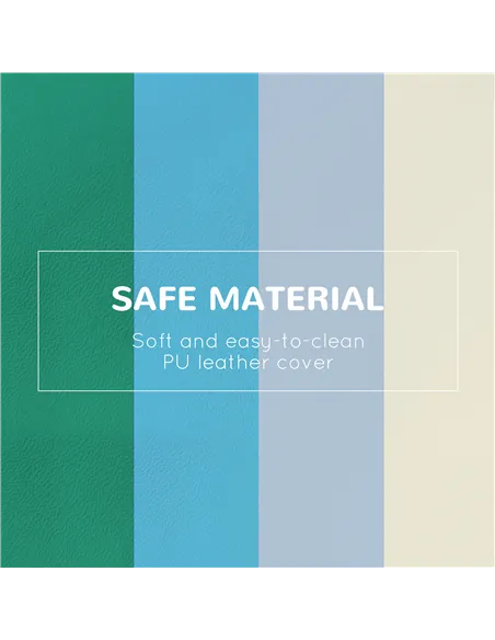 HOMCOM 4-Piece Soft Play Set for Toddlers 1-3 Years, Multi-colored