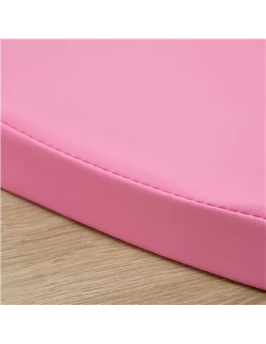 HOMCOM 6 Piece Soft Play Equipment for Kids Climb and Crawl, Red