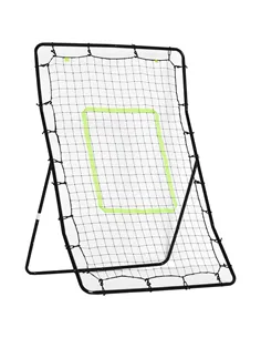 HOMCOM Rebounder Net Playback Game Spot Target Ball Rebounders Training Equipment Play Teaching