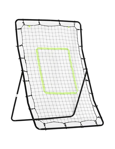 HOMCOM Rebounder Net Playback Game Spot Target Ball Rebounders Training Equipment Play Teaching