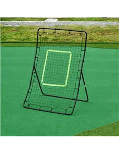 HOMCOM Rebounder Net Playback Game Spot Target Ball Rebounders Training Equipment Play Teaching 2