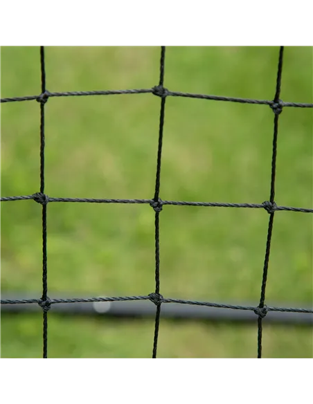 HOMCOM Rebounder Net, Practise Kickback Goal, for Teens, Adults Training - Black