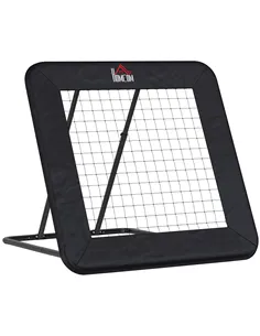 HOMCOM Football Training Net Target Goal, with Adjustable Angles - Black