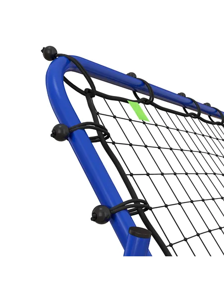 HOMCOM Adjustable Rebounder Net Kickback Target Goal for Teens Adults Training, Blue