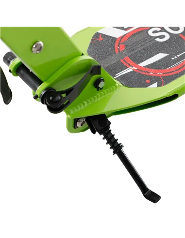 HOMCOM Kick Scooter, Folding 2 Wheel Scooter for 14+ Teens Adults, with Dual Brake System, Dual Suspension, 230mm Big Wheels, 3 