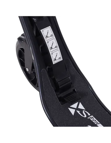 HOMCOM Folding Kick Scooter Hight-Adjustable Urban Scooter w/ Rear Brake, Double Shock Absorption System & 2 Big Wheels, For 14+