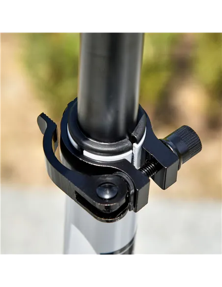HOMCOM Folding Kick Scooter, Adjustable Ride On Scooter with 200mm Big Wheels and Double Shock Absorption, Urban Scooter for 14+