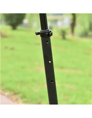 HOMCOM Folding Kick Scooter, Adjustable Ride On Scooter with 200mm Big Wheels and Double Shock Absorption, Urban Scooter for 14+