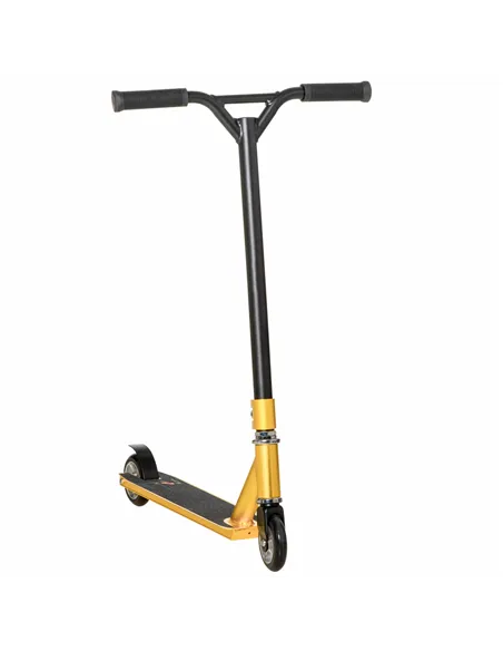 HOMCOM Stunt Scooter, 360° Entry Level Tricks Scooter w/ Lightweight Aluminium Deck and ABEC 7 Bearing, For Age 14+ Beginners, G
